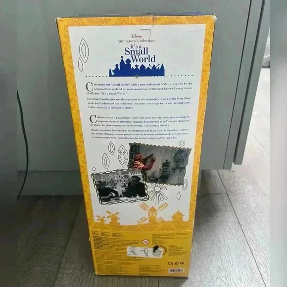 Disney Animators Collection Small World HOLLAND Doll NEW RARE - Picture 4 of 5